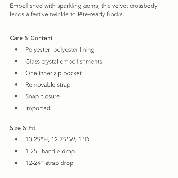 NWT Anthropologie navy blue velvet purse - Picture 11 of 11